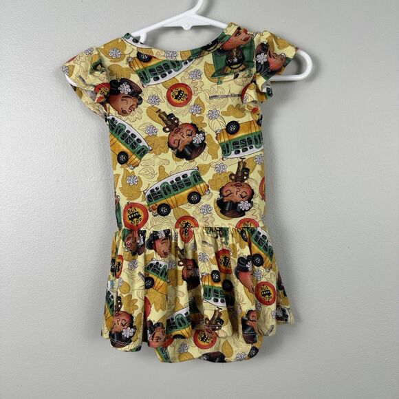 Posh Peanut Other - Posh Peanut Rosa Parks Bus Twirl Bodysuit Dress 12-18 Months Bamboo